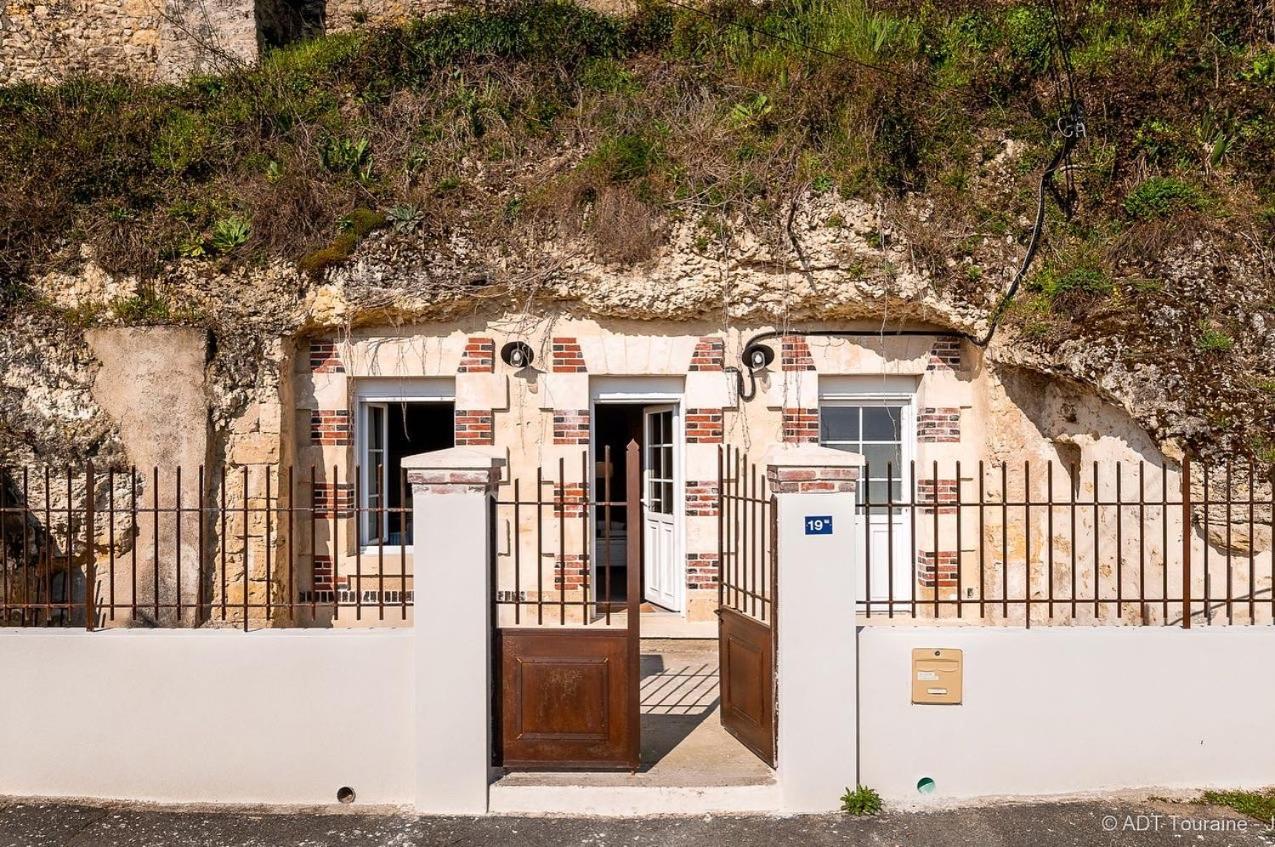 La Cavee Du Coteau, Petit Cocon Troglodytique Villa Vouvray Luaran gambar